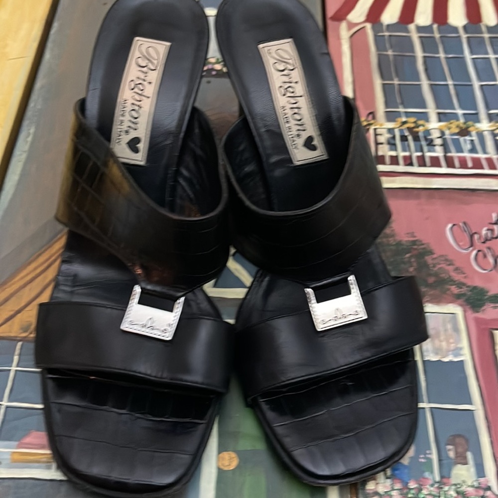 Brighton “Ryan” black leather sandals - Picture 9 of 11